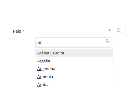 Novos componentes